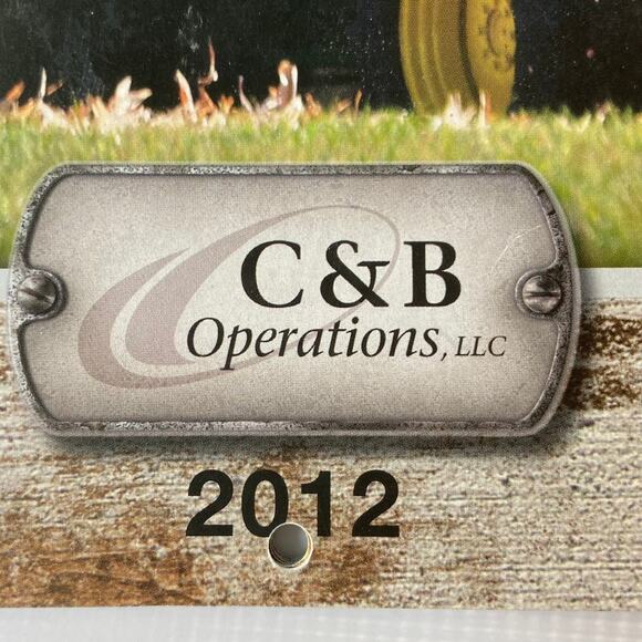 John Deere Calendar 2012 CB Operations Dealer Wall Hanging 12 Month Spiral Bound - Picture 3 of 6